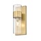 Z-Lite Lawson 1 Light Wall Sconce, Rubbed Brass & Clear 343-1S-RB - alternate 3